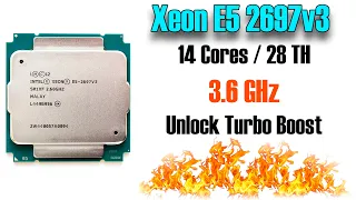 Xeon E5 2697v3 - лучший процессор для игр на LGA2011-3! Прощай, хитовый 2678v3, тест и сравнение.