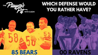 85 Bears or 00 Ravens | Which NFL Defense Would You Rather Have?