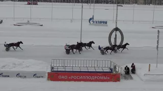 Московский ипподром. Бега. 18.02.18. Заезд 3(79). ПРИЗ В ЧЕСТЬ ШИРОКОЙ МАСЛЕНИЦЫ