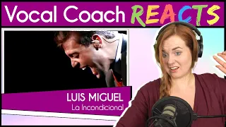 Vocal Coach reacts to Luis Miguel - La Incondicional (Live)