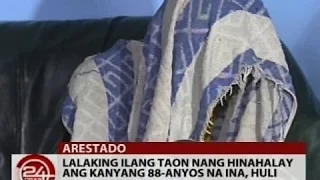 Lalaking ilang taon nang hinahalay ang kanyang 88-anyos na ina, huli