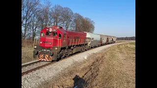 Trains in northern Croatia 2022. part 1 // Vlakovi u sjevernoj Hrvatskoj 2022. 1. dio