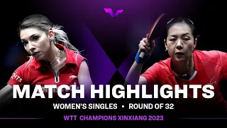 Bernadette Szocs vs Jia Nan Yuan | WS R32 |  WTT Champions Xinxiang 2023