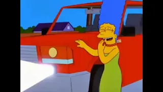 The Simpsons - Marge's new high-intensity halogen headlights