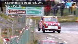 Mini's at Molls Gap in Killarney Historic Rally 2019