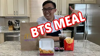 BTS MEAL FOOD REVIEW | BTS MCDONALDS COMMERCIAL | Sweet Chili VS Cajun Sauce