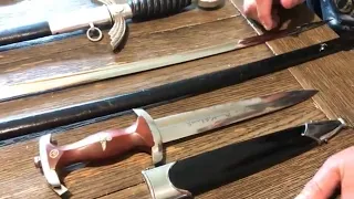 WWII German SA Dagger, German Sword, and Fake SA Daggers!!! Don’t get burned!!!  Real Vs. repro