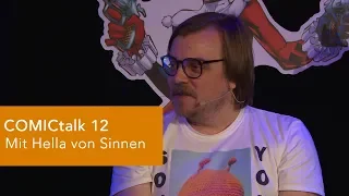 DER COMICtalk 12 - INTRO: Hella von Sinnen, Nilz Bokelberg, Mawil