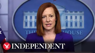 Live: White House press secretary Jen Psaki holds briefing