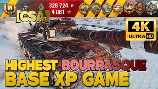 Highest Bourrasque base xp game ever [CSA] - World of Tanks