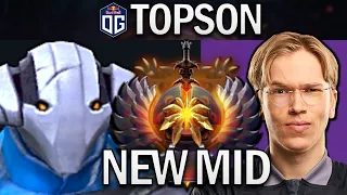 OG.TOPSON SVEN WITH NEW MID - DOTA 2 7.31B PRO GAMEPLAY