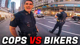 ANGRY & COOL COPS vs BIKERS | MOTORCYCLES vs POLICE 2023