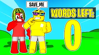 Roblox But LIMITED WORDS (Funny Moments)