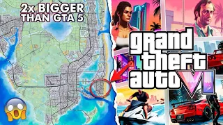 تسريبات GTA 6 وأخيرًا الكشف عن الماب كامل و المدن | GTA 6