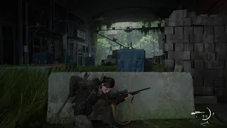 Hunting rifle action with Ellie // The Last Of Us 2 // Seattle Day 3