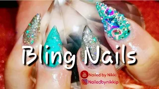 Bling Bling Baby | Watch me do bling Nails