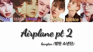 BTS (방탄 소년단) - Airplane pt.2 (color coded lyrics /han /Rom/Eng)
