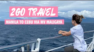 BUSINESS CLASS 2GO TRAVEL MV MALIGAYA | MANILA TO CEBU