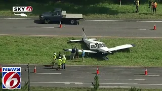 Small plane makes emergency landing on State Road 50