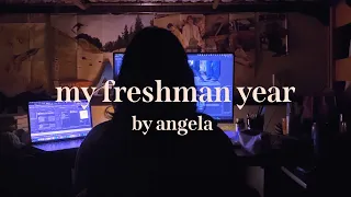 my freshman year of college || ut austin engineering major