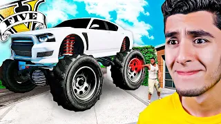 TODO lo que TOCO se hace GIGANTE en GTA 5! (Mods) 🖐🚘