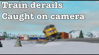 Intermodal Derails Caught on Camera (Roblox)