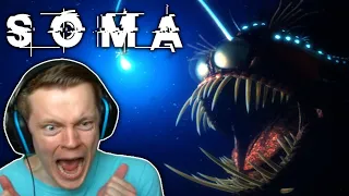 THERE ARE GIANT SEA MONSTERS?? - SOMA First Playthrough Part 2 [ENDING]