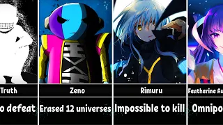 Anime Gods That Are Basically Invincible