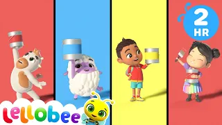 Painting the Barn Song | Lellobee - Rishi & Ella's Preschool Playhouse | Preschool Education