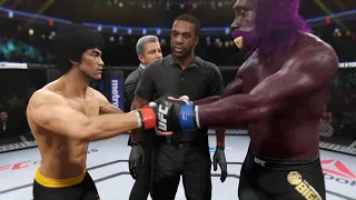 Bruce Lee vs. Purple Bigfoot - EA Sports UFC 2