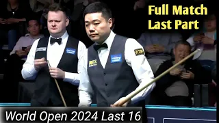 Shaun Murphy Vs Ding Junhui Full Match Last Part / World Open 2024 Snooker Highlights