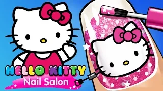 Hello Kitty Nail Care Games - Little Girls Nail Salon Paint Decorate Nails App For Kids