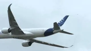 First-Ever Airbus A350XWB Fly-by At Paris Air Show 2013 [HD] - June 21, 2013