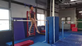 Byrklei USA Gym Level 2 Bars Practice