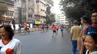 Mumbai Marathon 2015 Pedder road