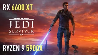 Star Wars Jedi: Survivor - RX 6600 XT | Ray Tracing | Detailed Benchmark | 1440p | 1080p