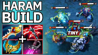 When Tiny got Level 2 Desolator! 7k MMR 1 Shot Builds 29Kills Ranked