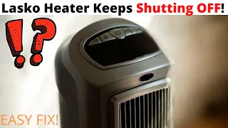 HVAC: Lasko Ceramic Heater Keeps Shutting OFF (Digital Ceramic Tower Space Heater Maintenance) DIY