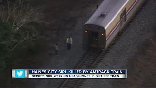 11-year-old girl killed by Amtrak train while looking at her phone in Haines City