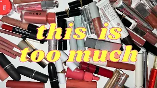 Massive Makeup Declutter | Lip products | Part 4