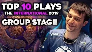 TOP 10 PLAYS OF TI9 GROUP STAGE - THE INTERNATIONAL 2019 DOTA 2