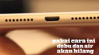 suara pembersih speaker hp android dari debu dan air