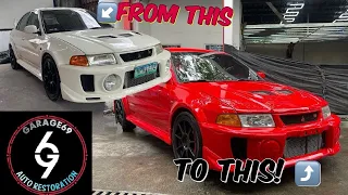 Restoring a Lancer Evolution 5 in 15 minute video