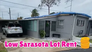 LOW Lot Rent Sarasota Florida Mobile Home For Sale!