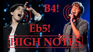 THE POWER OF MALE SINGERS! - LOUD HIGH NOTES