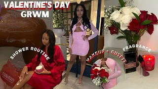 VALENTINE'S DAY GRWM | SHOWER ROUTINE | MAKEUP | OUTFIT | FRAGRANCE