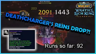 Dude loots the SUPER RARE DEATHCHARGER's REINS?! | Daily Classic WoW Highlights #444 |