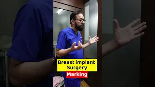 Breast implant Marking before surgery #shorts