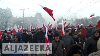 Poland: Anti-immigration protests sweep through Warsaw