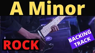 A Minor / Aeolian Mode Rock Backing Track